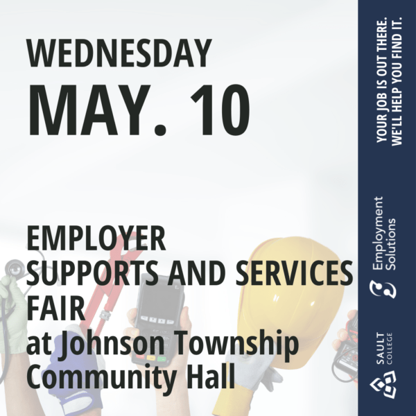 Employer Supports and Services Fair at Johnson Township Community Hall - May 10